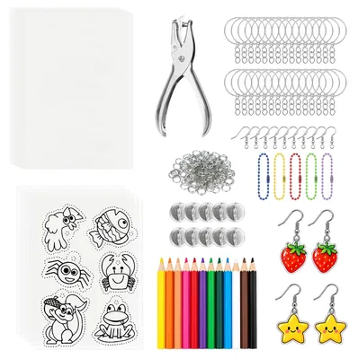 Schrumpffolie-Set A5, 15 Blatt, 0,3 mm, zum Bemalen