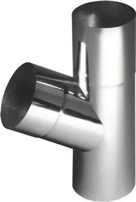 Produktbild von Zambelli Rohrabzweig Titanzink rund 60° Ø 100 mm Abzweig Ø 100 mm