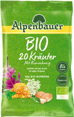 Obrázek produktu pro Alpenbauer20 bylinných bonbonů s lahodnou medovou příchutí 90g