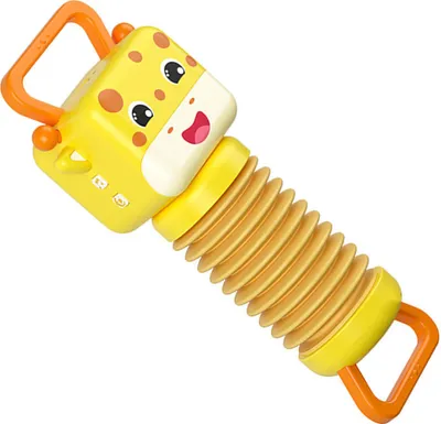 Productafbeelding van Kinderaccordeon, speelgoed, met een girafvormig handvat, knoppen, muziek, educatief leermiddel