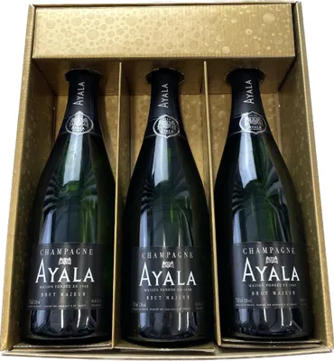 Image de Coffret cadeau Champagne Ayala - Gold -3 Brut - 3x75cl