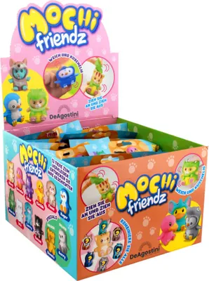 Produktbild von DeAgostini Mochi Friendz Sammelfigur mit Wendekostüm Figur - 1 Display (18 Tüten)