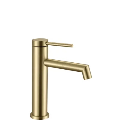 Produktbild von Bateria Umywalkowa Rea Foss złota szczotkowana niska gold brush