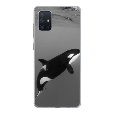 Produktbild von MuchoWow® Handyhülle Schutzhülle Hülle für Samsung Galaxy A71 Orca - Wasser - Tiere Silikon Softcase Handy Hülle - Kartenbesitzer