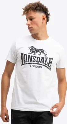 Produktbild von Herren T-Shirt normale Passform SILVERHILL White/Black M Lonsdale