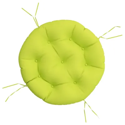 Zdjęcie produktu dla vidaXL Okrągła poduszka jasnozielona Ø 60x11 cm Tkanina Oxford