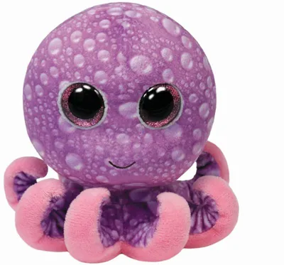 Zdjęcie produktu dla TY Ośmiornica z Glubschi Beani-Boo pluszowa figurka 15cm różowy/fioletowy