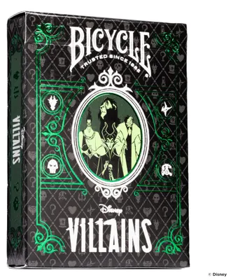 Produktbild von Bicycle® Kartendeck - Disney Villains (grün) Kartenspiel Spielkarten Pokerkarten Single Deck