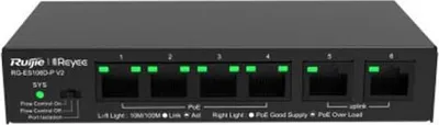 Image de Reyee 6-Port Desktop Unmanaged PoE Switch