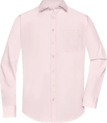 Produktbild von Klassisches Shirt aus pflegeleichtem Mischgewebe light-pink, Gr. S