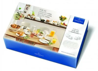 Zdjęcie produktu dla Villeroy&Boch - Zestaw do kawy na 4 osoby 12 elementów For Me