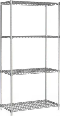 Produktbild von Combisteel Regalsystem mit 4 Chromböden 900x450x1800mm