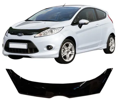 Image de Bra Capot Déflecteur Protection Pour Ford Fiesta 2008-2015, Aérodynamique, Assemblage Facile, Aucun perçage requis
