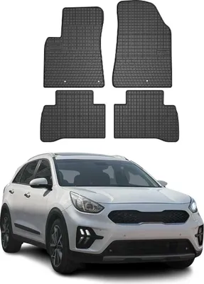 Obrázok produktu pre 2016-2021 Kia Niro podlahové rohože gumové čierne 4 ks