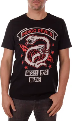 Produktbild von Diesel T-Newyn Herren T-Shirt Rundhals Kurzarm Schwarz