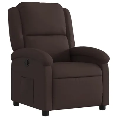 Immagine prodotto di vidaXL Poltrona relax in tessuto marrone scuro