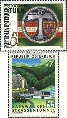 Produktbild von Briefmarken Österreich 1991 Mi 2031,2033 (kompl.Ausg.) gestempelt Sondermarken