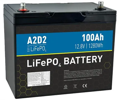 Immagine prodotto di A2D2 batterie LiFePO4 12,8V 100Ah M8 (celle Gotion)
