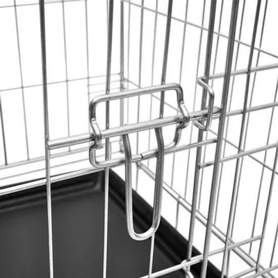 Produktbild von Faltbarer Hundekäfig - XXL - Mit 3 Türen - Metallgitterkäfig - Für Haustiere - Zusammenklappbarer Hundebereich