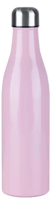 Isolierflasche 0,5 l, Edelstahl, rosa, auslaufsicher, doppelwandig