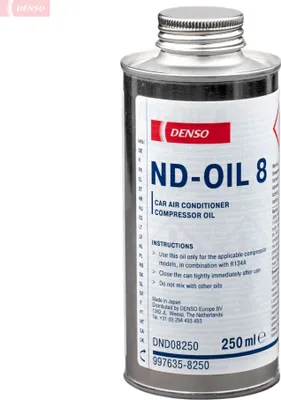 Produktbild von DENSO Öl Klimaanlage DND08250 für VW Golf VII Schrägheck (5G1, BQ1, BE1, BE2) 137mm 250ml 248g