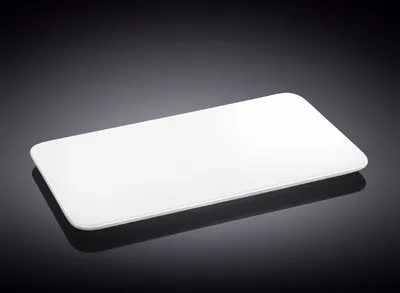 Produktbild von Wilmax Servierplatte 35.5 x 25 cm aus Porzellan, Weiß WL-992637/A