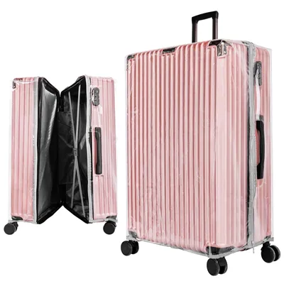 Image de Housse de protection transparente en PVC pour valises de 24, 28 et 30 pouces