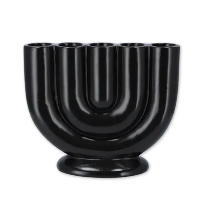 Produktbild von Keramikvase BUKAN 21 cm, schwarz