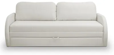 Produktbild von Selsey DIEGO - 3-Sitzer-Sofa mit Schlaffunktion und Bettkasten, creme