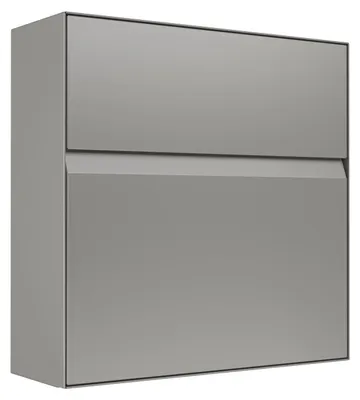 Produktbild von Wandbriefkasten Valencia in Grau Metallic
