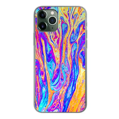 Produktbild von MuchoWow® Handyhülle Schutzhülle Hülle für iPhone 11 Pro Kunst - Farben - Psychedelisch Silikon Softcase Handy Hülle - Handy