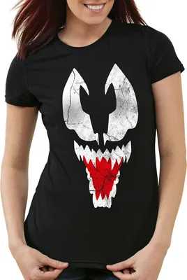 Produktbild von style3 Eddie Brock T-Shirt Damen comic kino, Farbe:Schwarz, Größe:S