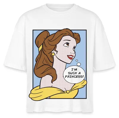 Produktbild von Belle I'm Such A Princess Boxy Shirt Damen, M, Weiß