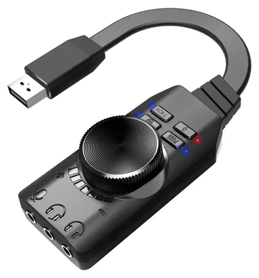 Immagine prodotto di Scheda audio USB con suono surround virtuale 7.1