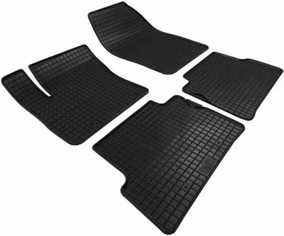 Produktbild von für Ford Focus C-Max ab 2003-10/2010 Passform PETEX Gummimatten 4-teilig schwarz Allwettermatten Gummifußmatten