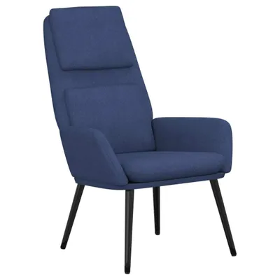 Produktbild von vidaXL Relaxsessel Blau Stoff