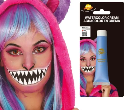 Produktbild von Wasserbasierte Farbe für Gesichts- und Körperbemalung. Make-up. BLAU.