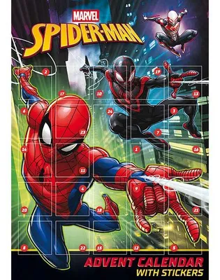 Zdjęcie produktu dla Kalendarz adwentowy Spider-Mana z naklejkami