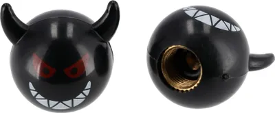 Image de Jeu: 2x capuchon de valve "Devil", rouge
