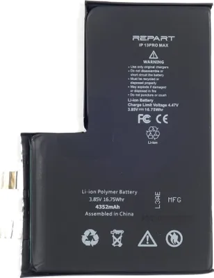 Obrázek produktu pro Akumulátor Tradebit pro Apple iPhone 13 Pro Max 4352 mAh bez BMS, náhradní lithium-iontová baterie pro mobilní telefony a smartphony, opravy baterií
