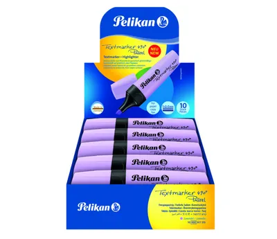 Zdjęcie produktu dla Pelikan 817370, 10 szt., Fioletowy, Końcówka ścięta, Czarny, Fioletowy, Pudełko, Niemcy