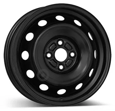Image de jantes en fer ALCAR ACCIAIO 4045 5x15 4x100 ET 40 NOIR