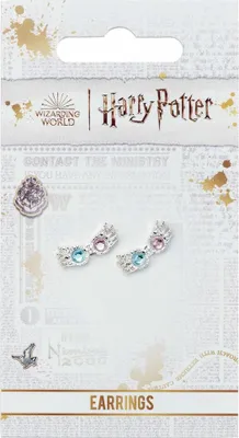 Zdjęcie produktu dla Kolczyki z okularami Luny Lovegood dla fanów Harry'ego Pottera