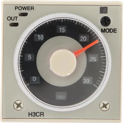Produktbild von H3CR-A Zeitrelais 0,5 Sekunden bis 300 Stunden – Einstellbares Verzögerungsrelais mit 11 Polen, 100-240VAC / 100-125VDC