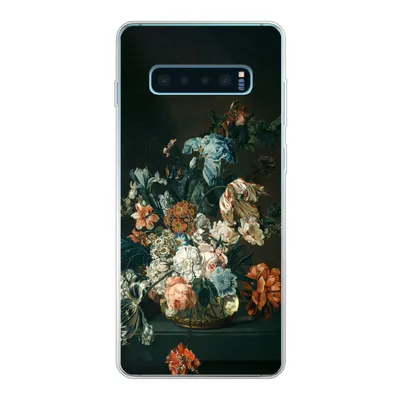 Produktbild von MuchoWow® Handyhülle Schutzhülle Hülle für Samsung Galaxy S10 Lite Stilleben mit Blumen - Alte Meister - Kunst Silikon Softcase Handy Hülle - Schutz