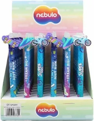 Obrázok produktu pre Gélové pero športové modré (36ks)