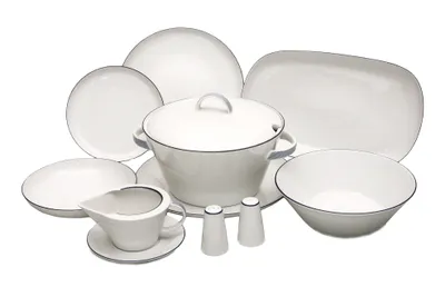 Obrázok produktu pre Thun 1794 Tom, jedálenský servis, český porcelán, modrá linka, Thun, 25 d.