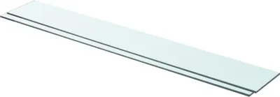 Produktbild von Regalböden 2 Stk. Glas Transparent 90 x 12 cm