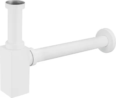 Produktbild von Mexen Quadratischer Waschtisch-Geruchsverschluss, Weiß - 79960-20