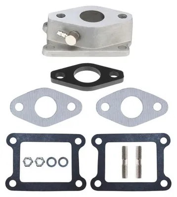 Zdjęcie produktu dla Kolektor dolotowy 24 mm + płyta izolacyjna + uszczelki do Yamaha DT 50 R M MX (do 2003 r.) / RD 50 M MX DX – Citomerx